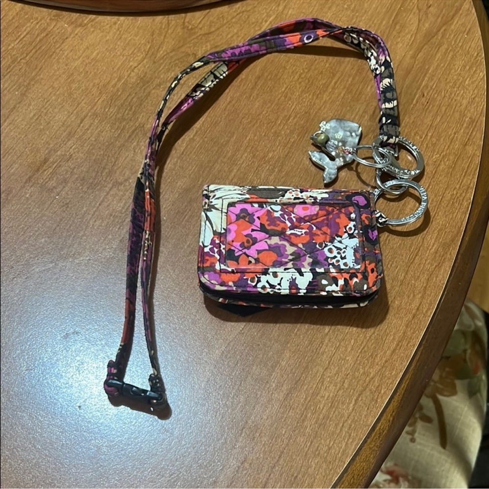 Vera Bradley Multicolor Wristlet/ Lanyard